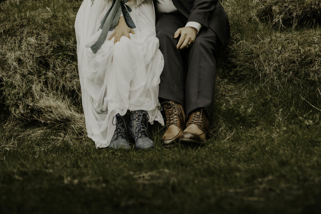 adventure elopement in Iceland on private land
