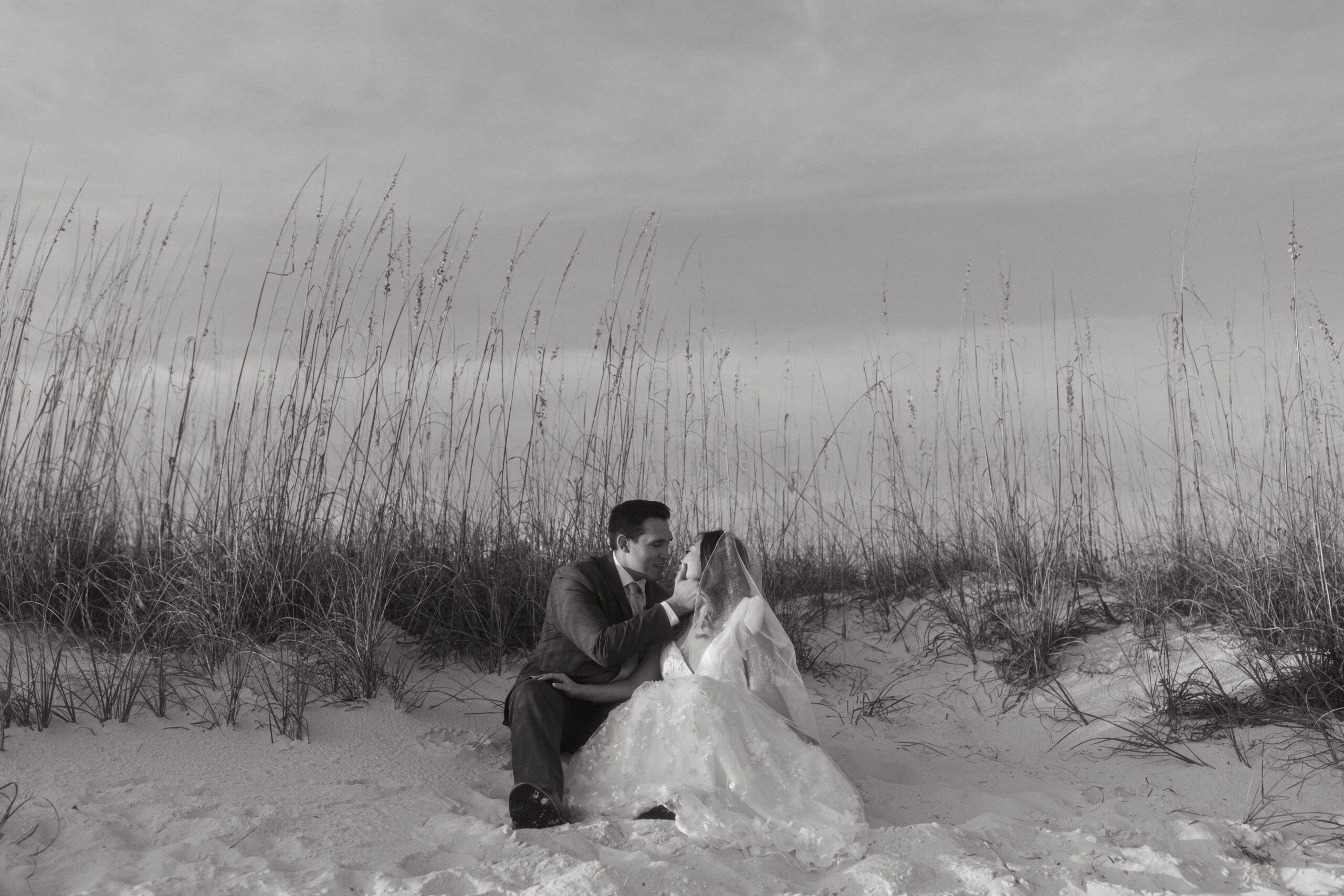 Florida Editorial Wedding Photography: A Sunset Beach Shoot on 30A